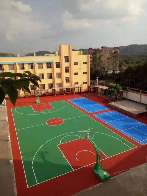 硬地丙烯酸籃球場(chǎng)
